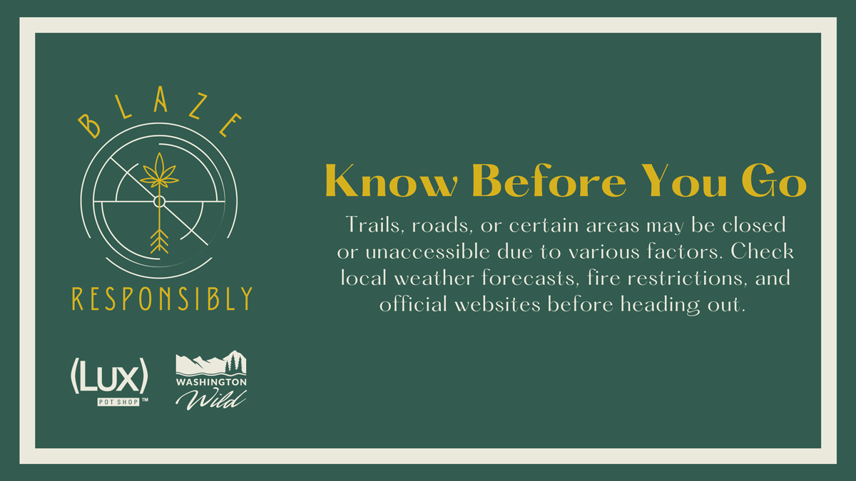 Know Before You Go: Trails, roads, or certain areas may be closed or unaccessible due to various factors. Check local weather forecasts, fire restrictions, and official websites before heading out.