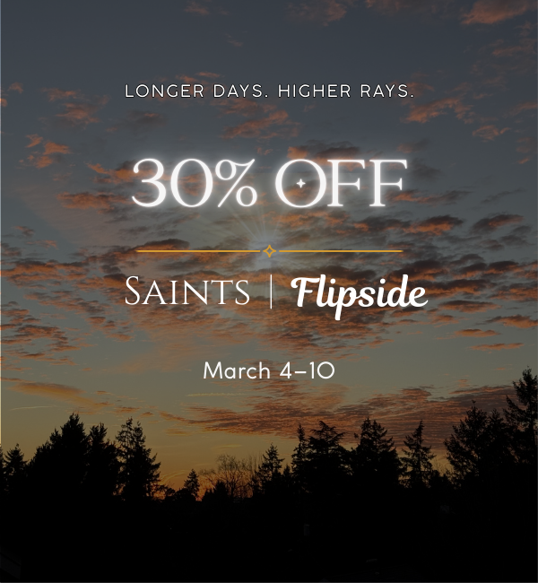 Seattle Cannabis sale at Lux Pot Shop. 30% off Saints and Flipside 3.4.26 - 3.10.26