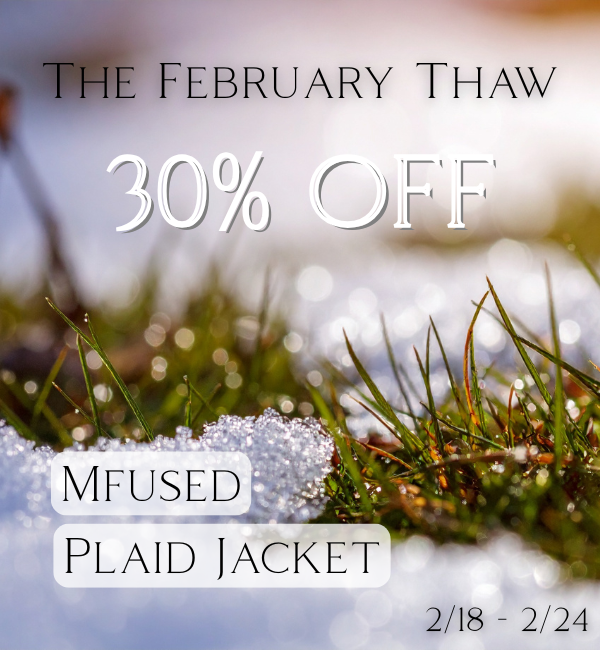 30% off at Lux Pot Shop Seattle Cannabis Sale on Plaid Jacket and Mfused 2.18.26 - 2.24.26