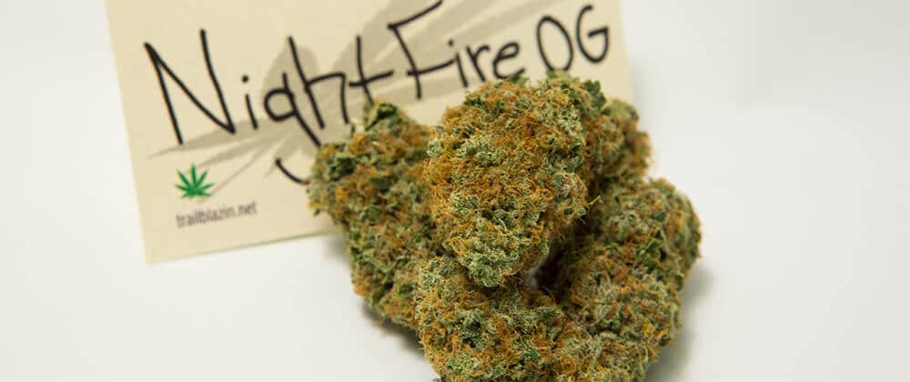 Nightfire OG Cannabis grown at Trail Blazin'