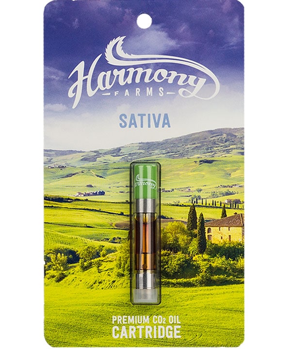 Harmony Farms Sativa c02 full gram vape cartridges Seattle,WA